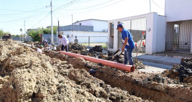 Trabajos en tubería de Comapa.