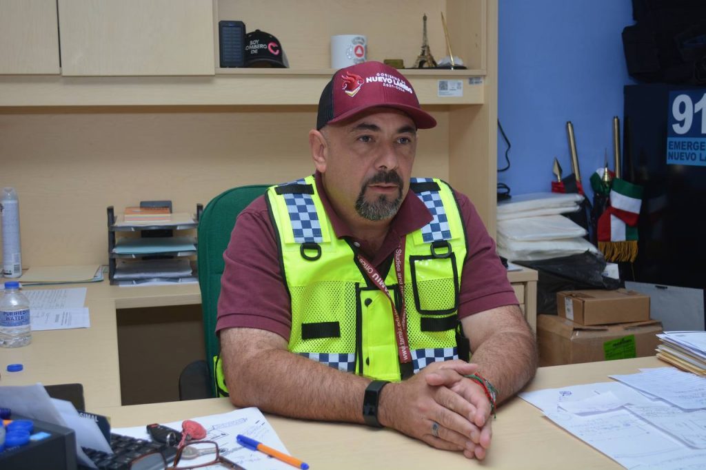 Humberto Fernández Diez de Pinos, director municipal de Protección Civil y Bomberos.